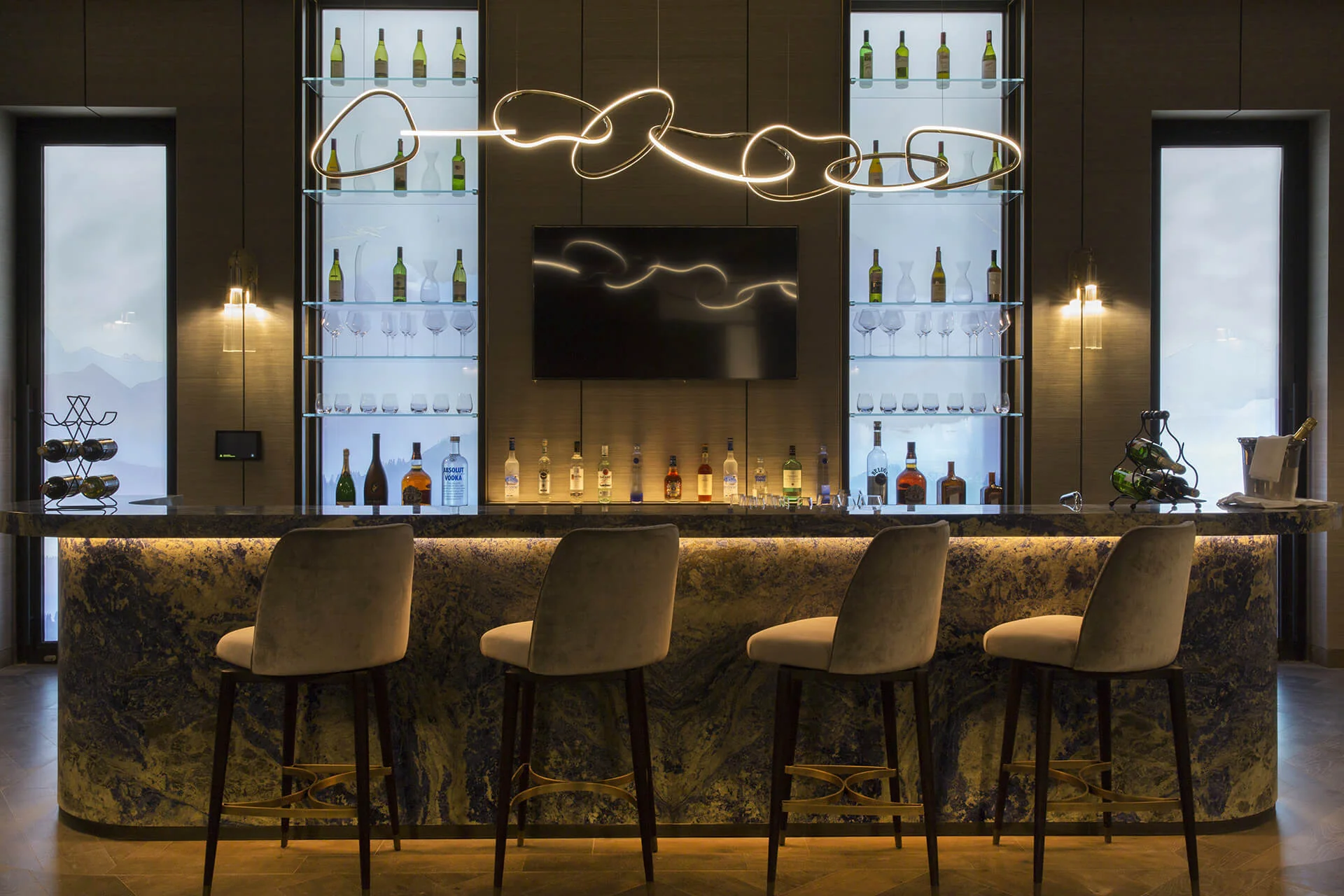 Refined lounge ambience